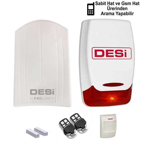 Desi HS-102 Proline WTGKS GSM Aramalı Alarm Sistemi