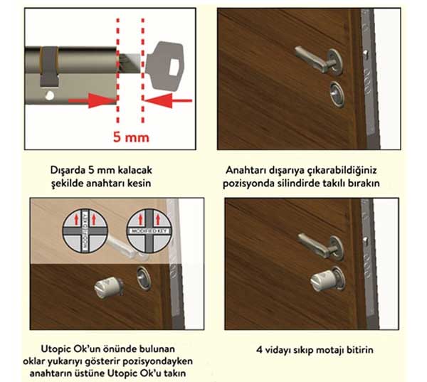 Desi Utopic Ok Tip A - Akıllı Kilit - OKTA - Görsel 2