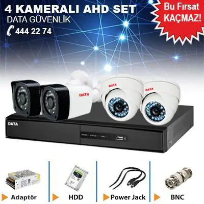 4 Kamera Set