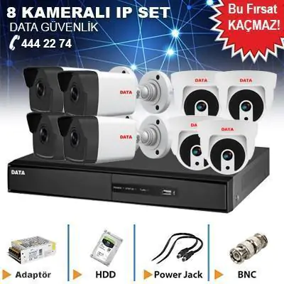 8 Kamera Set