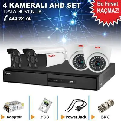 4 Kamera Set