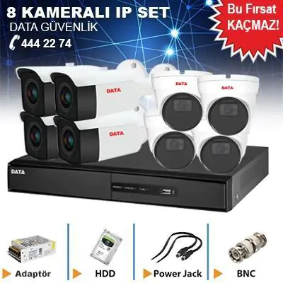 8 Kamera Set