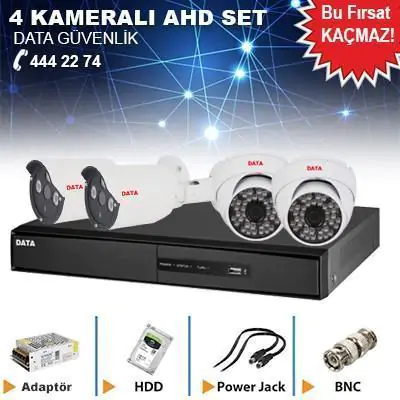 4 Kamera Set