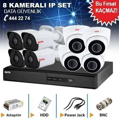 8 Kamera Set