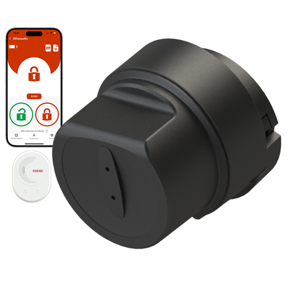 DESİ Utopic RXe Yapay Zeka Destekli Akıllı Kilit iOS/Android Uyumlu - WiFi Akıllı Köprü - Türkiye'de Üretilen Kapılara Özel Smart Lock